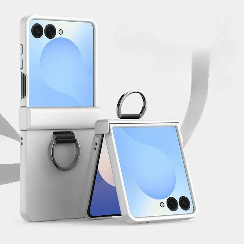 Ring-Klapp-Handyhülle für Samsung Galaxy Z Flip 7, 6, 5, 4, 3, Z Flip7 FE All-Inclusive-Scharnierschutz, stoßfeste Abdeckung – Detail 15