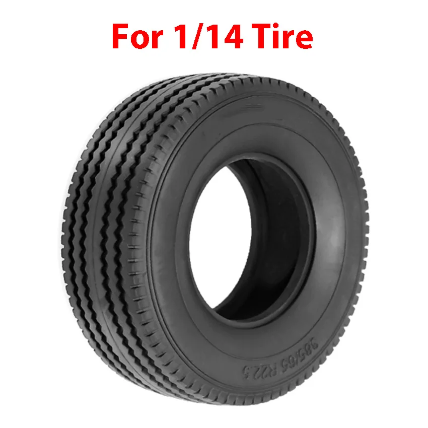 

For 1/14 Hardened Rubber Tires with Inner Tubes RC Model Tractor Trucks Accessories