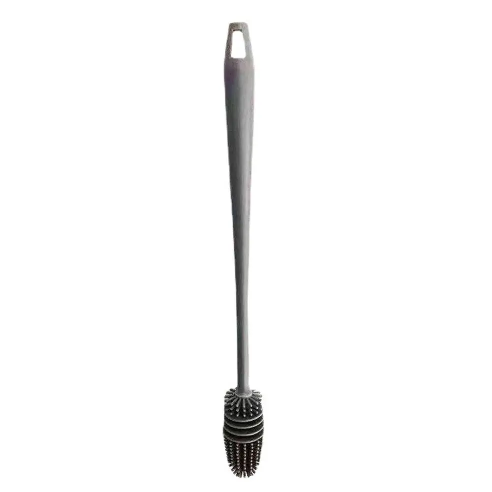 Durable Food Grade Multi-function Suspensible Scrubber Silicone Cleaning Tool Milk Bottle Brush Cup Scrubber Glass Cleaner