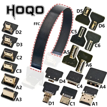 Ribbon FPV HDMI-Compatible Connector Flexible Flat Cable Raspberry Pi 4 Micro HDMI to…