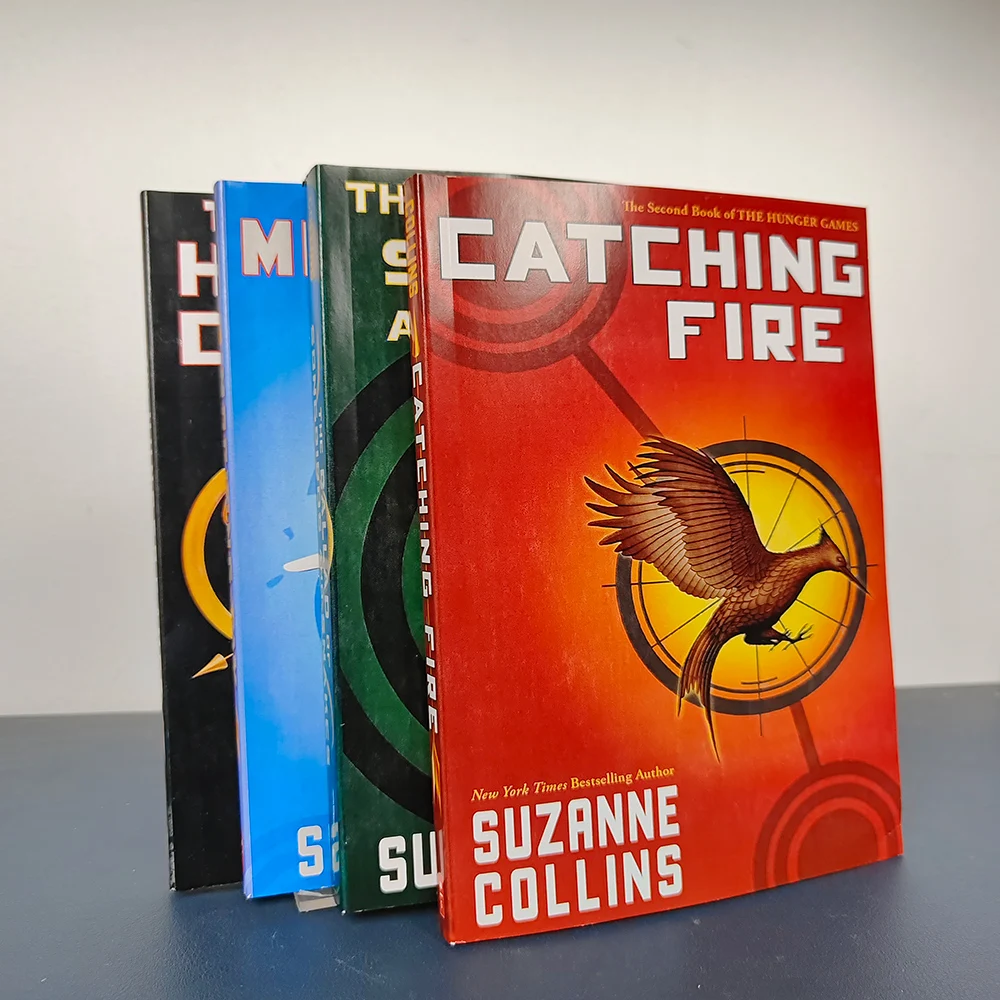 1 كتاب ألعاب الجوع 1/2/3/4 في كتب الروايات الإنجليزية #2