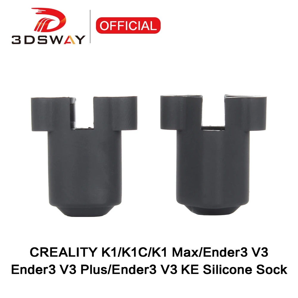 

Для Creality K1C/K1 Max/Ender 3 V3 KE Силиконовые носки для теплоизоляционного чехла Керамический теплозащитный чехол Силиконовый рукав Ender3 V3 Plus