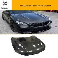 V Style Carbon Fiber Front Bumper Hood Bonnet For BMW G14 G15 G16 840 850 F91 F92 F93 M8 2019-up