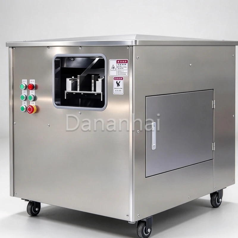 Fish Slicing Cutter, Industrial Commercial Oblique Slicing Machine, Adjustable Angle Fish Fillet Processing Equipment