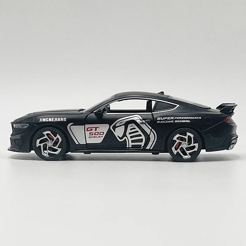 Diecast Car Model Toy para Crianças, 1:32, GT 500, Pull Back, Som e Luzes, Presentes