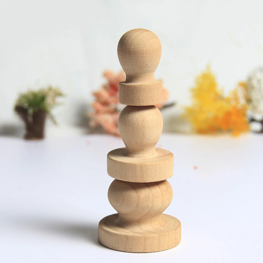 

12Pcs Wood Round Stamp Handles Premium Quality Replacement Parts for Wax Seal Stamp DIY Wedding Scrapbooking Stamper Handle