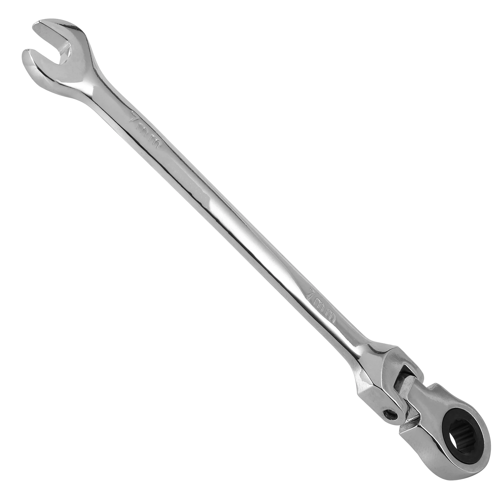 【2026 TOP Global】7mm Flexible Head Ratchet Action Wrench Spanner Nut Tool