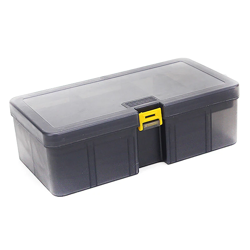 Gray Color Double Layer Road Sub Box Pp Material Fake Bait Accessories Tool Box Plastic Box Fishing Gear