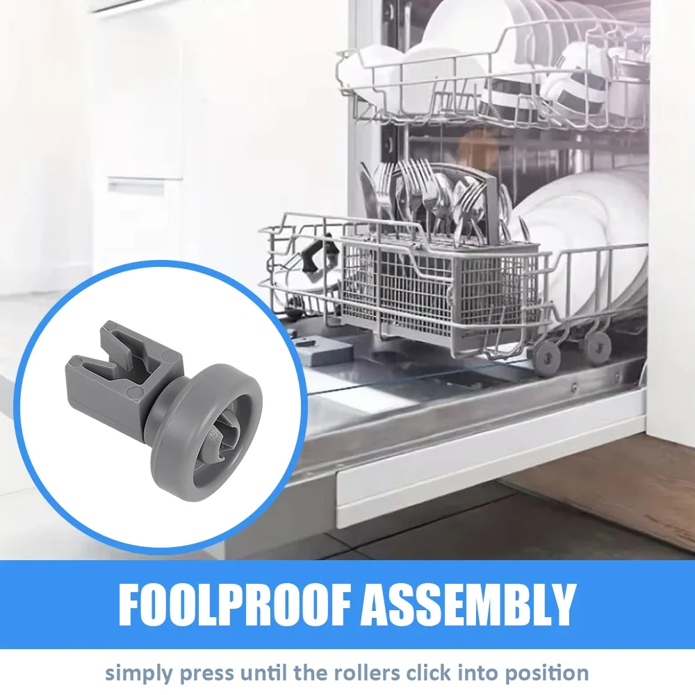 4 قطعة أجزاء عجلة سلة غسالة الأطباق العلوية لـ Aeg/Electrolux/المفضل/Privileg لغسالة الأطباق Zanussi مجموعة العجلات العلوية الملحقات