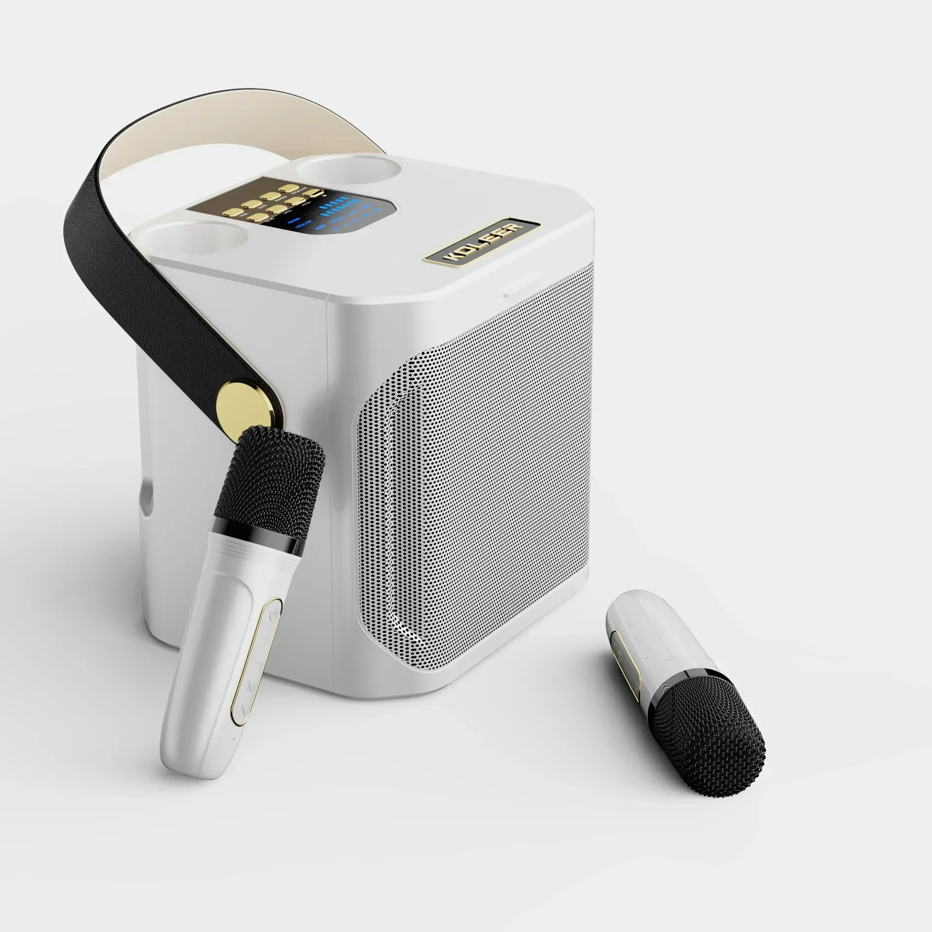 Беспроводной микрофон S882, караоке в семейном стиле, высокомощный караоке, Bluetooth-динамик, портативный стерео объемный звук 360