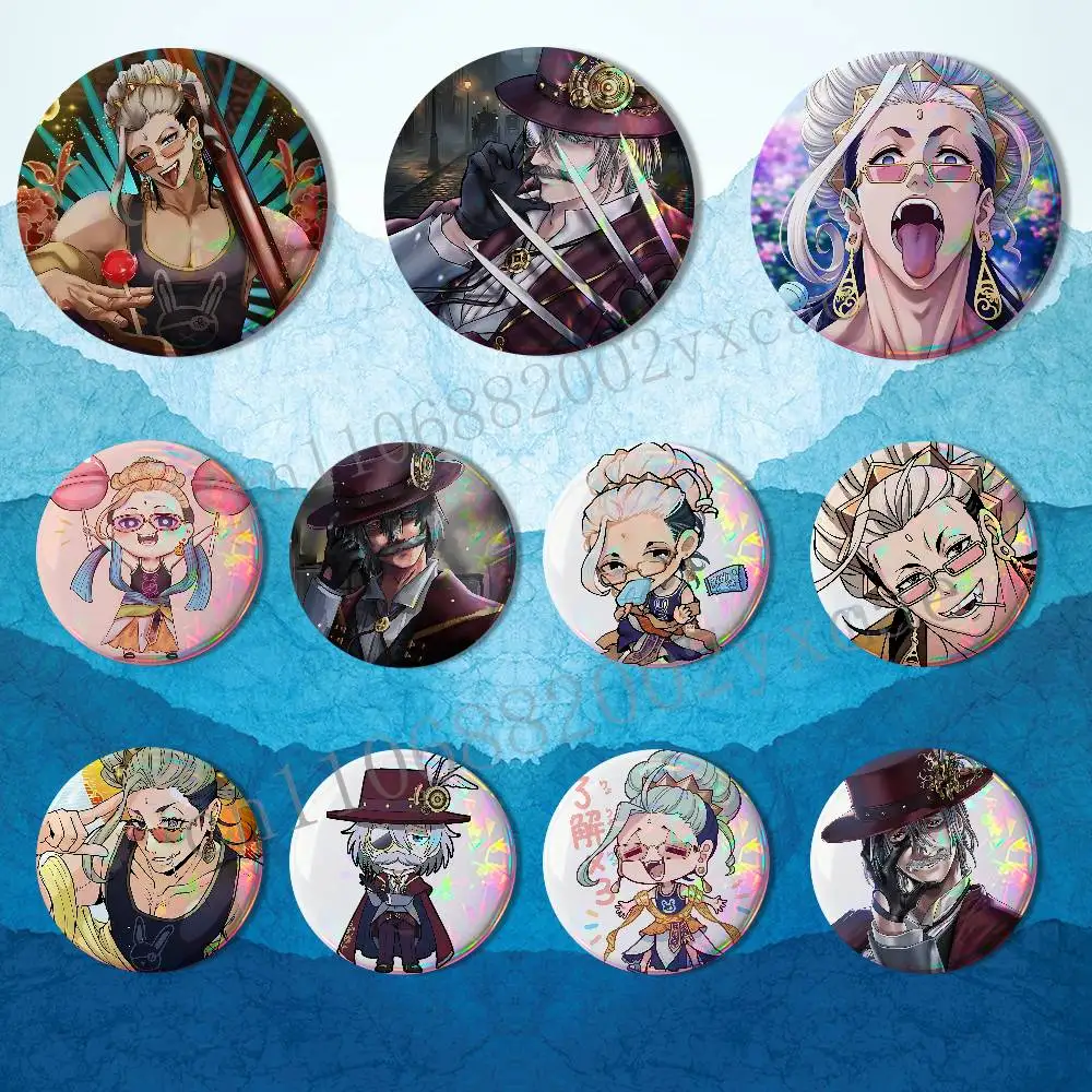 Jack the Ripper Chibi Record of Ragnarok Creative Round Badge Button Pin Bag Decor Fans Collection Friends Gift Brooch
