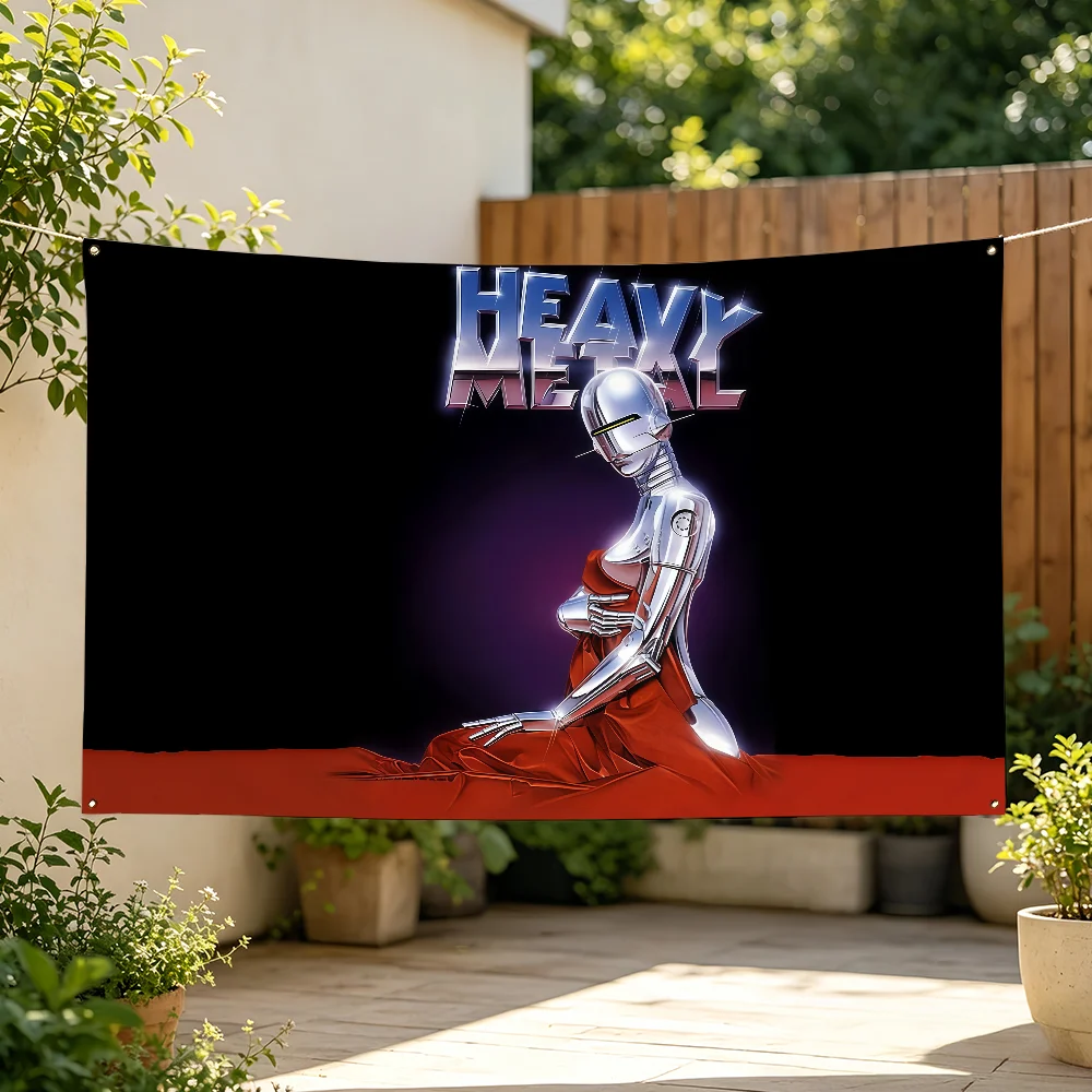Art H-Hajime S-Sorayama Flag For Sports Matches Games Parade Rally Holiday Festival Backyard Balcony Club Bar Decor