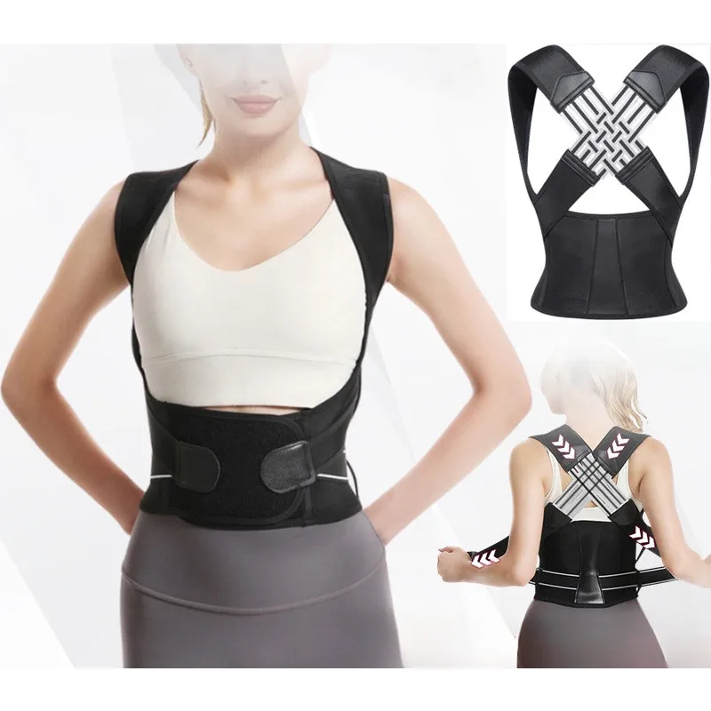 Adjustable Back Posture Corrector for Men and Women - Neck Brace