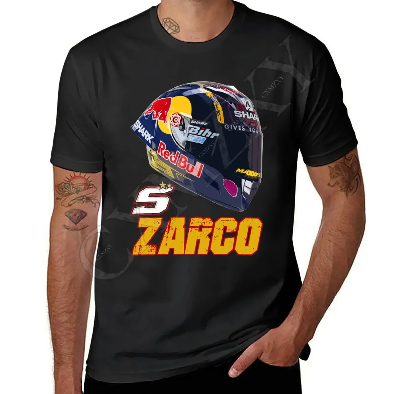 

2025 Johann Zarco T-Shirt sports fans plus size tops workout shirts for men