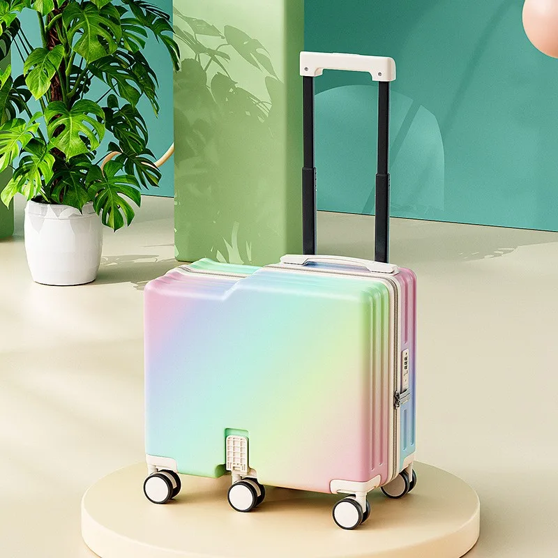 

New Faionable Children's Lage Suitcase Can Sit Can Ride 8 Inch Small Pull Rod Suitcase 20 Inch ex Baby Travel Suitcase