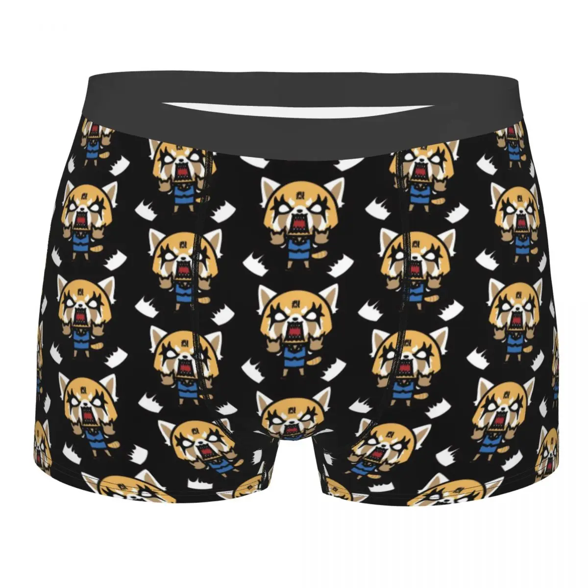 

Custom Aggressive Retsuko Cartoon Boxers Shorts Mens Briefs Underwear Funny Underpants