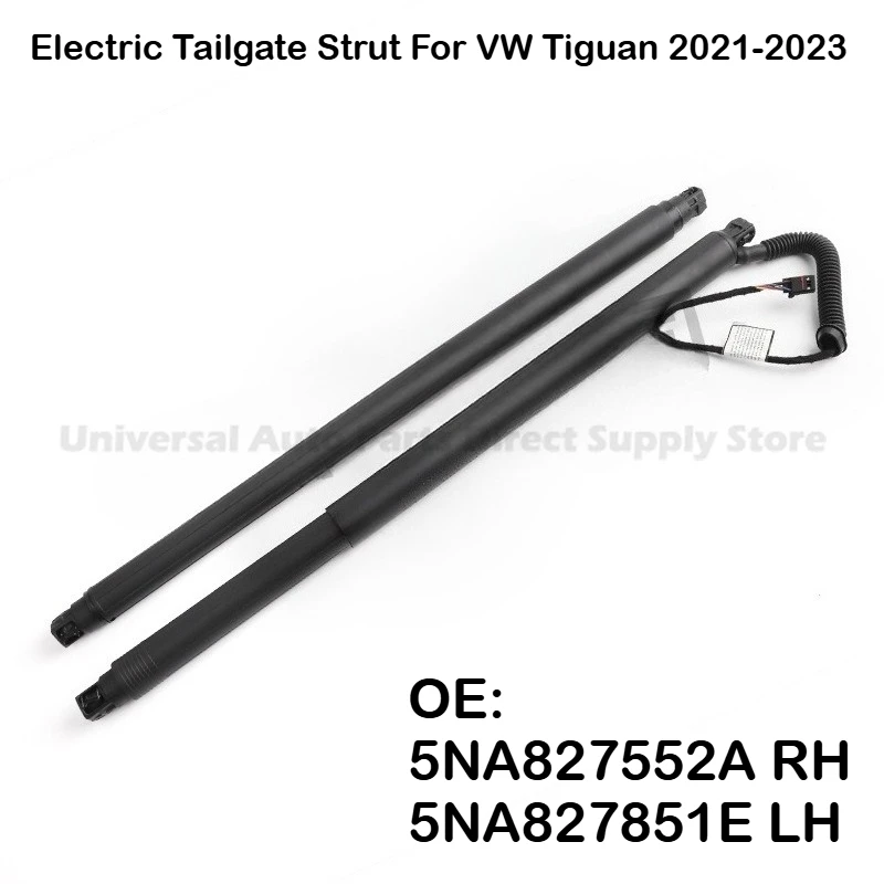 Left Power & Right Non‑Power Tailgate Strut For VW Tiguan 2021-2023 5NA827552A RH 5NA827851E LH Car Accessories Replacement