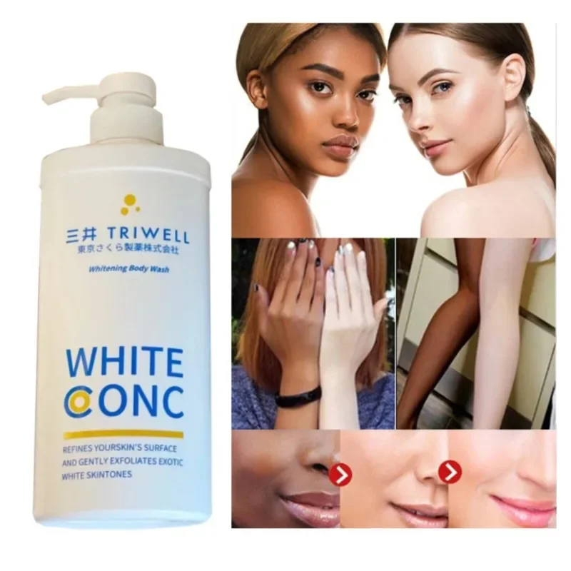 Whitening Body Wash Shower Gel Deep Cleansing Removing Dirt Dead Skin Oil Control Even Skin Tone To Lighten Pigmentation