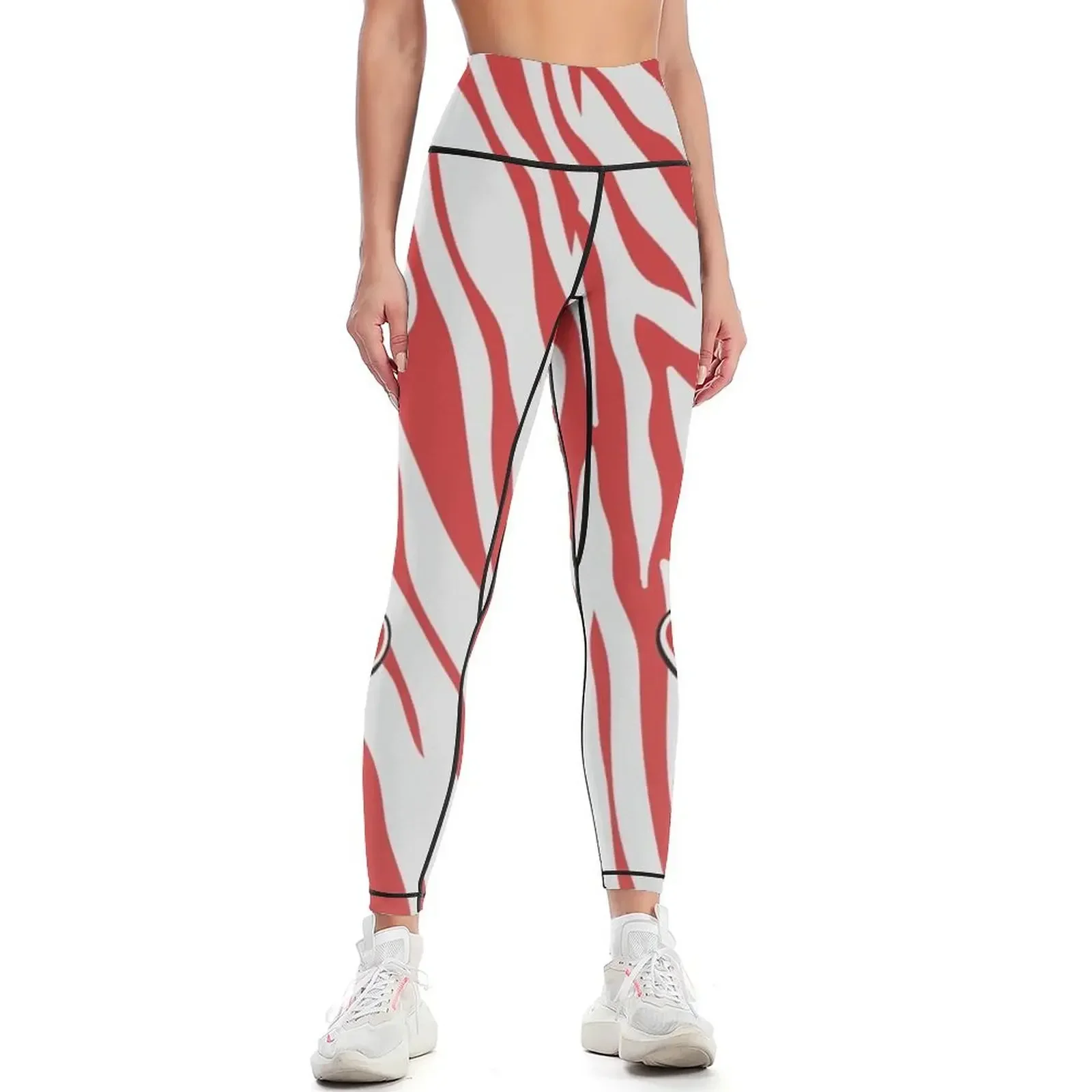 

HBK Zebra Heart White Leggings push up legging Clothing fitness for physical Women's push up Womens Leggings