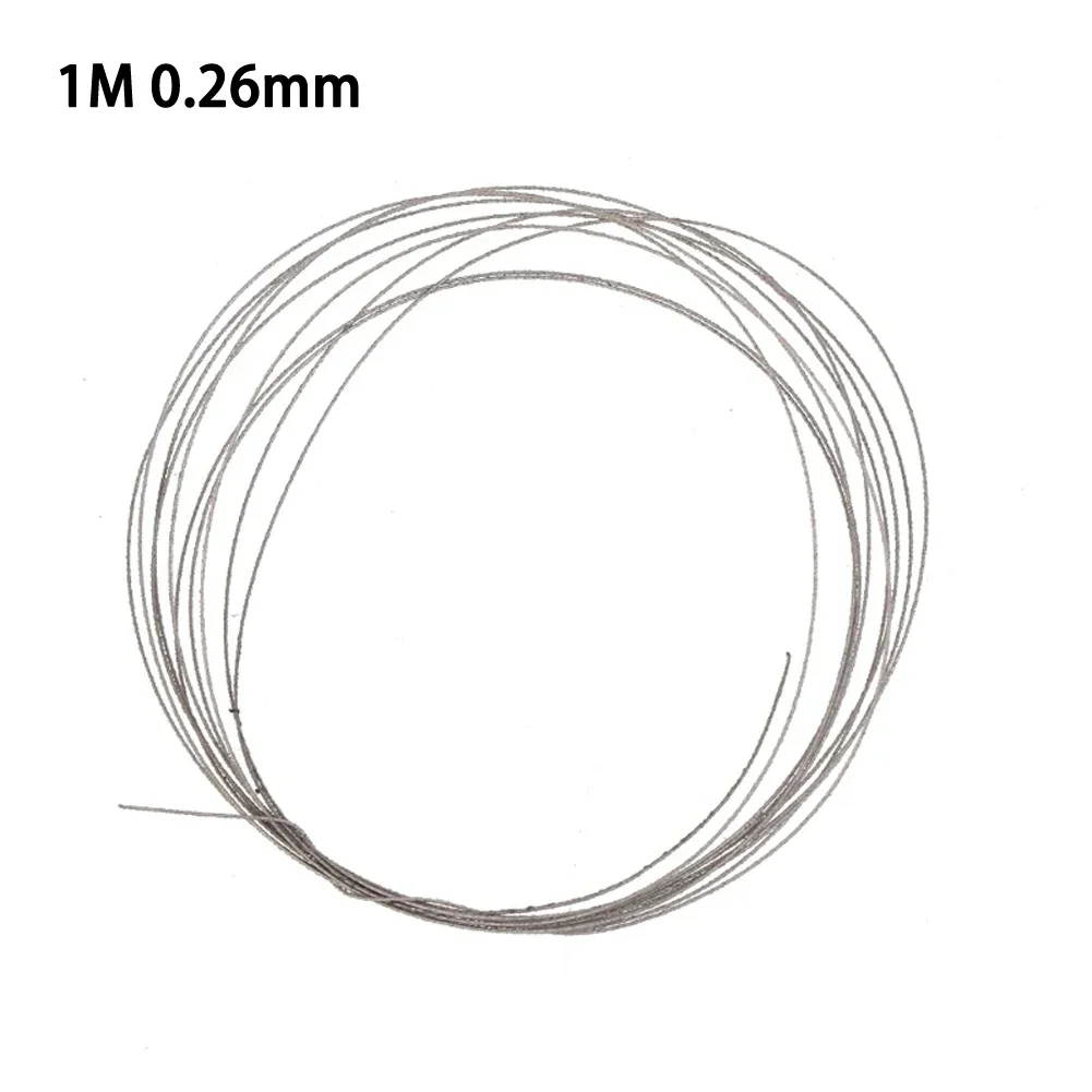 1M 0.26 0.37mm Superfine Diamond Cutting Wire DIY Tool Coping Saw Blades Jade Metal Marble Granite Glass Wire Saw