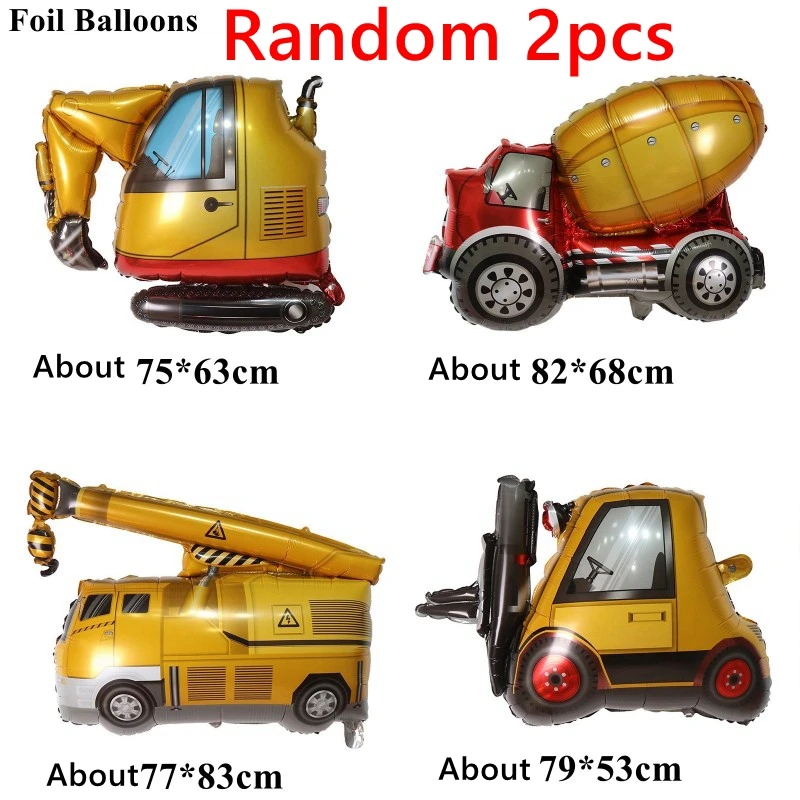 Graafmachine Truck Bouwfeest Plaat Cup Servies Happy Birthday Party Decor Kids Favor Jongens Verjaardag Babyshower Benodigdheden
