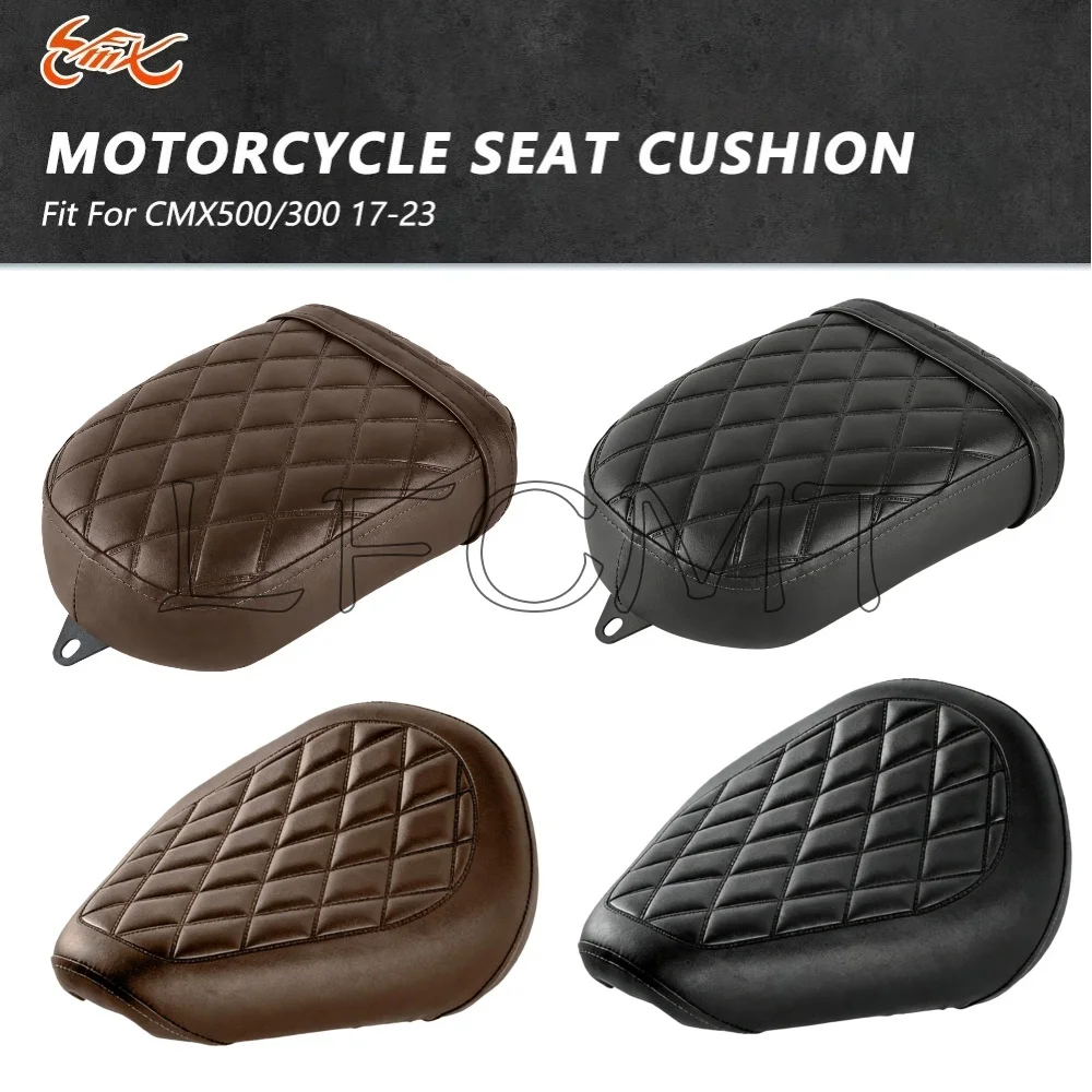 Fit for Rebel CMX500 CMX300 2017-2025 2018 2019 2020 2021 2022 2023 2024 Motorcycle Front Driver & Rear Passenger Seat Cushions