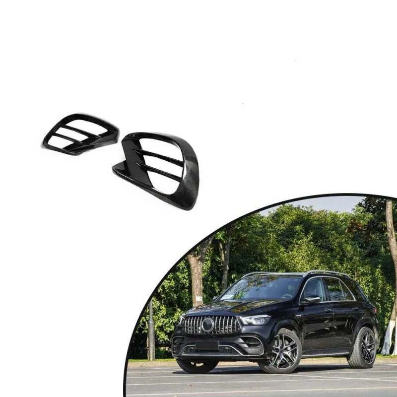 For 2021-2023 Mercedes Benz GLE63 Carbon Fiber Front Bumper Vent Car Accessories