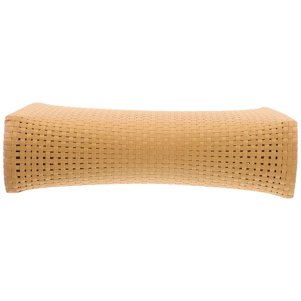 Simulated Rattan Sauna Pillow Breathable Neck Rest Head Support for Steam Room Bath Spa Sweat Steam Pillow Neck Rest