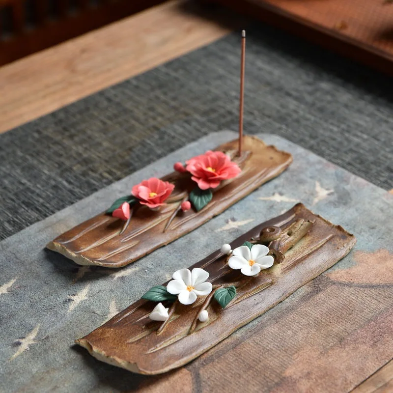 

LH home indoor retro plug-in incense burner creative ornament ceramic zen incense plug