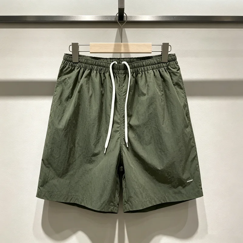 Black Green Gray Jjjjound Camping Thin Beach Shortpants Japan Men Women Drawstring Loose Quick Dry Waterproof Shorts Short Pants