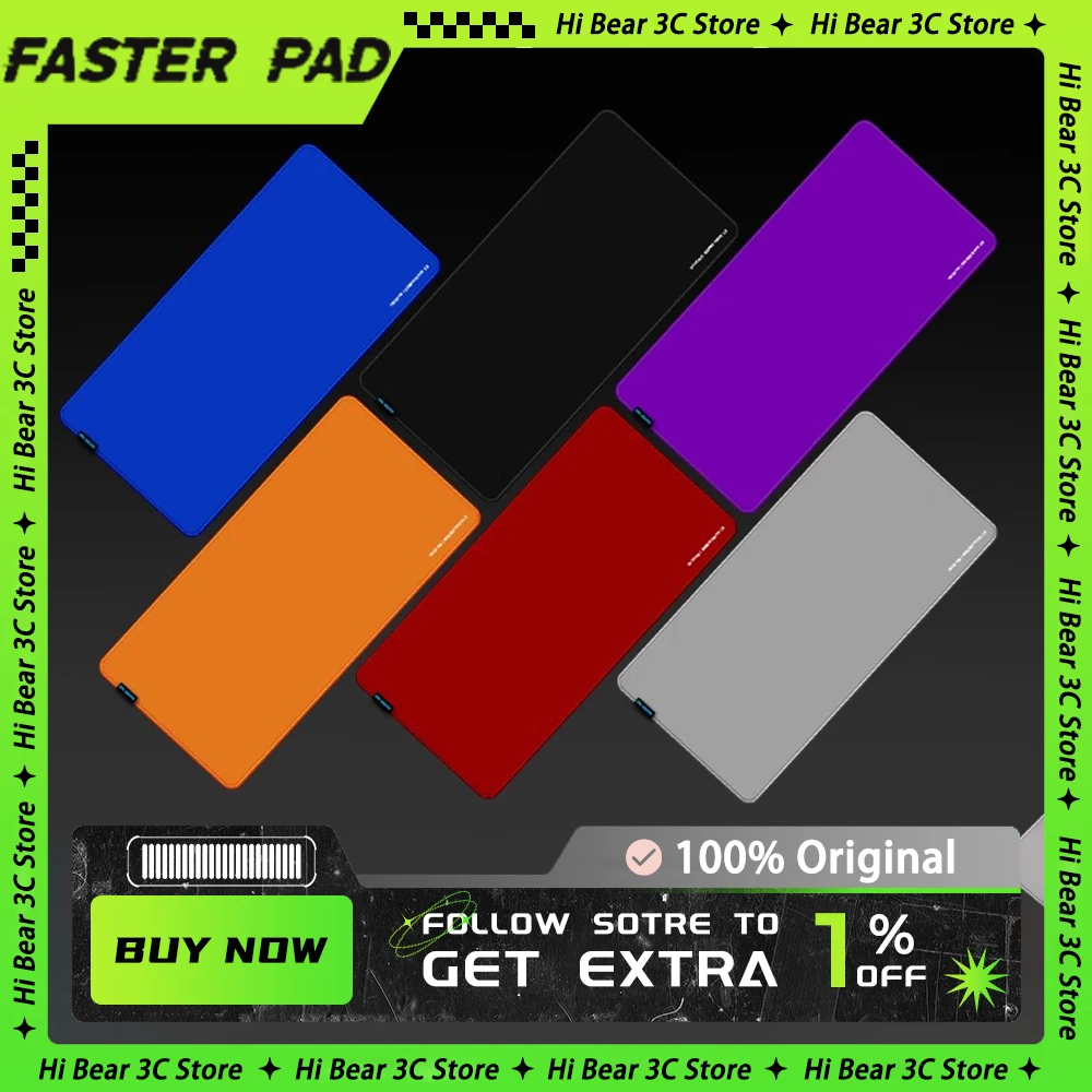 

Коврики для мыши Fasterpad GT1Plus 4x800x300 мм, большой нескользящий резиновый игровой коврик для мыши, киберспорт Valorant FPS, аксессуары для ПК, геймеров, подарки