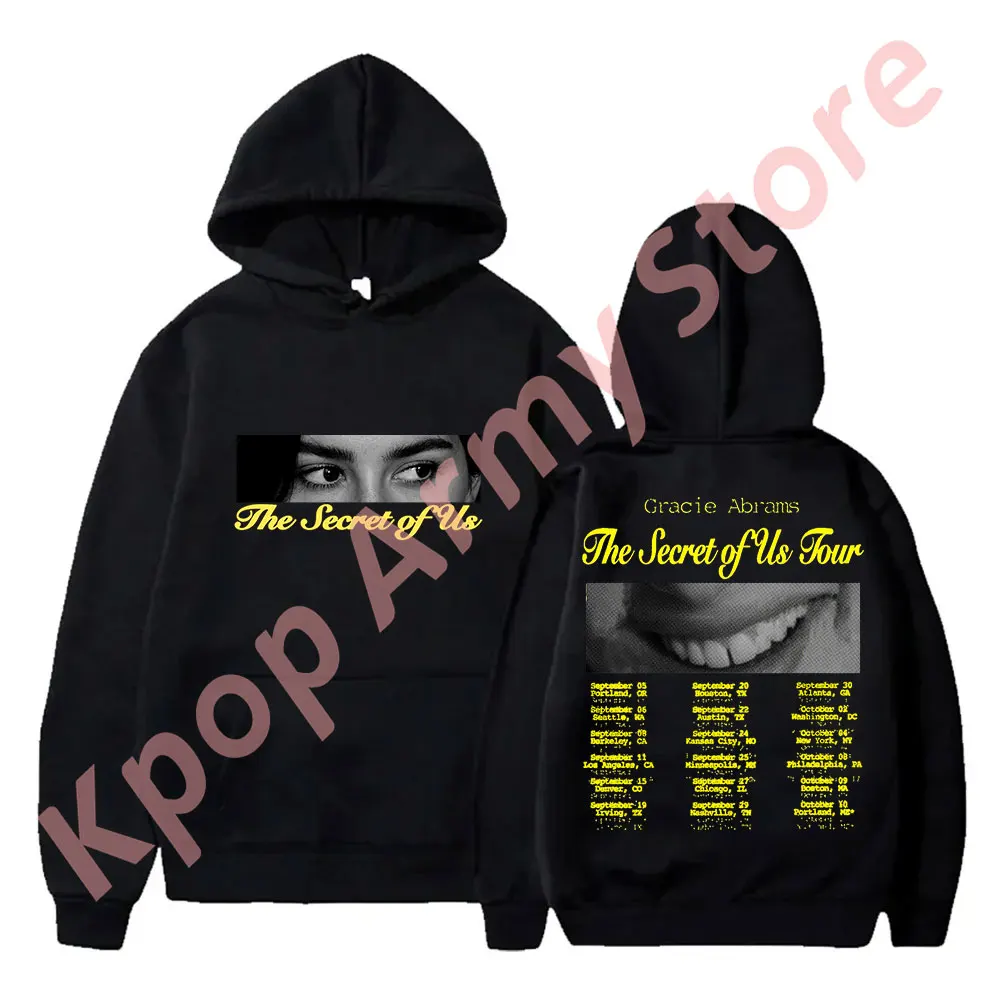 

Gracie Abrams The Secret of Us Tour Merch Hoodies Cosplay Women Men Fashion Casual Streetwear Sweatshirts