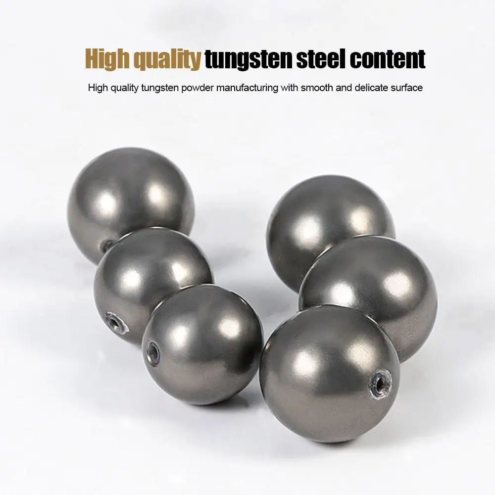 0.65/0.85/1.2g/1.5g/3.5g/5g/7g/10g Tungsten Ball Sinkers Fishing Tungsten Weight Sinkers For Bass Fishing Tackle Accessories