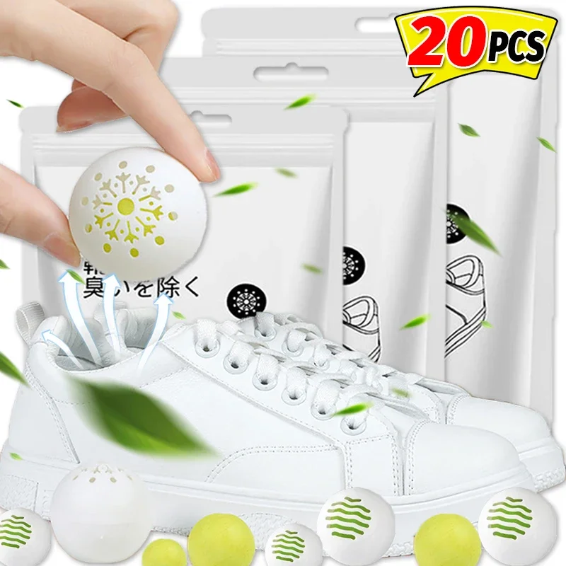 1/36PCS Shoes Deodorant Balls Multifunction Gree Tea Scent Fresheners Home Shoes Sock Freshener Closet Fresh Deodorization Balls