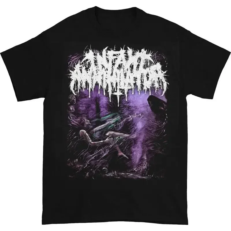 Infant Annihilator Purple Forest Scene Decaying Corpse T-Shirt