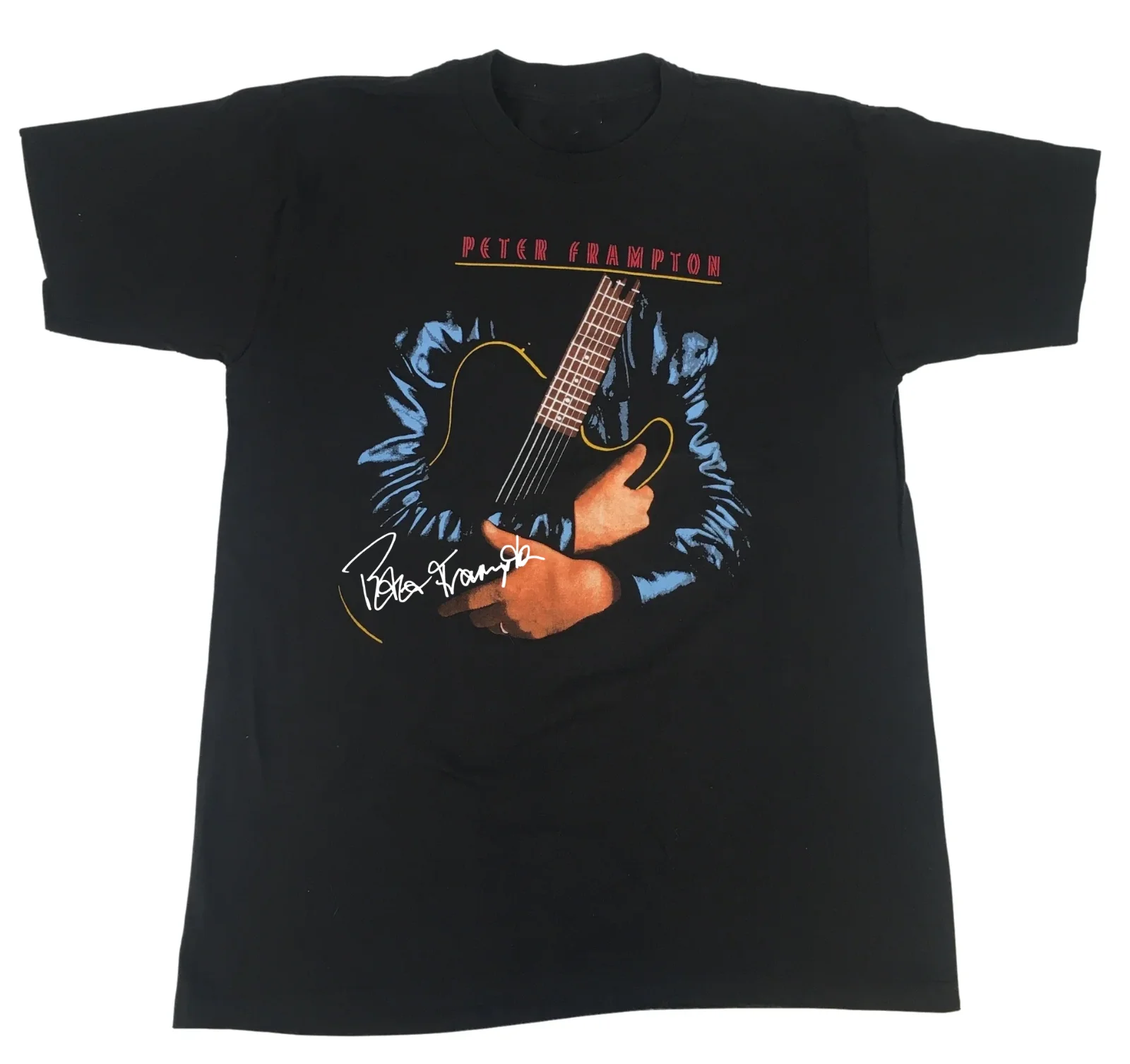 Signature Peter Frampton Premonition Shirt Classic Black Unisex S-5XL NE2603