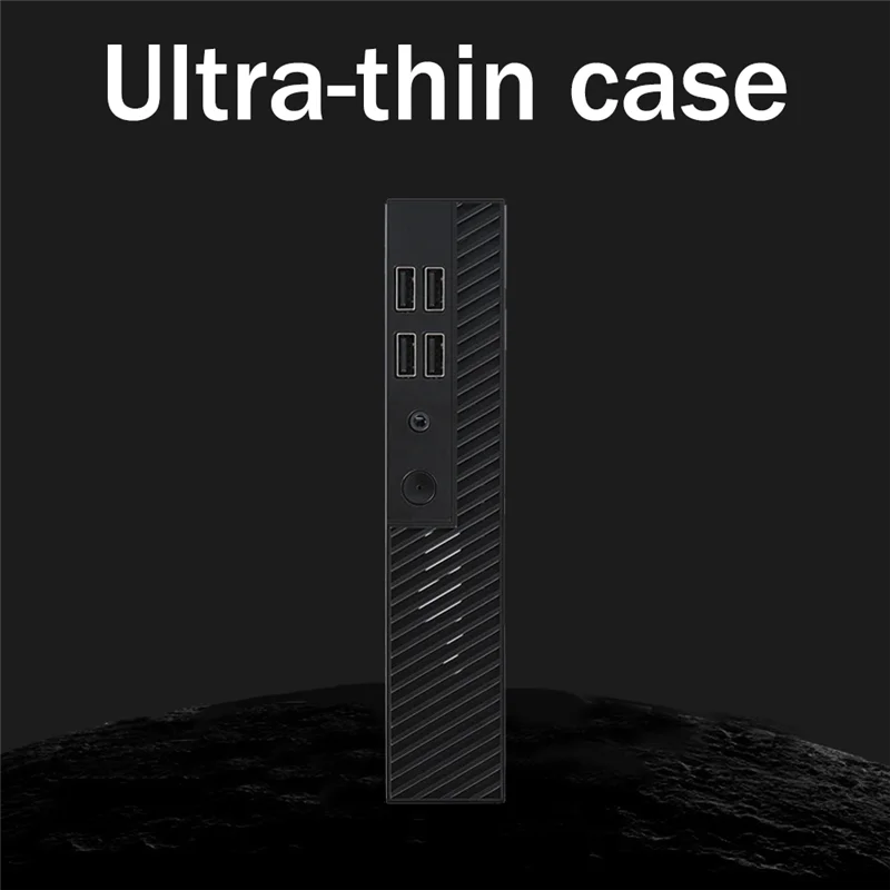 

НОВЫЙ DX01 тонкий мини-корпус для настольного компьютера ITX, тонкий корпус для компьютера половинной высоты, портативный чехол для настольного компьютера