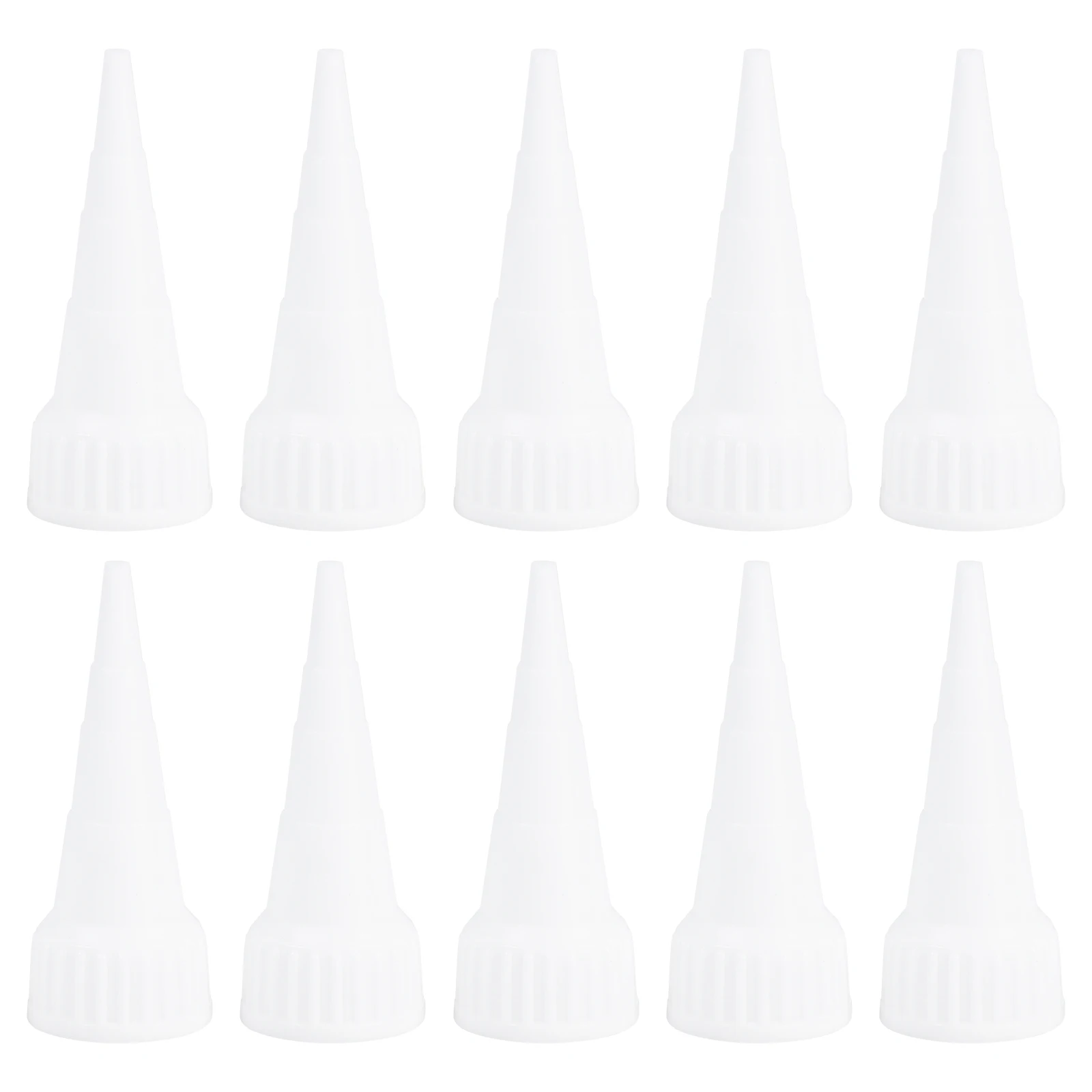 

10Pcs Nozzle Tip Set for 100ml Glue Replacement Sharp Fine Applicator Caps Perfect for Arts Crafts Repairs Nozzle