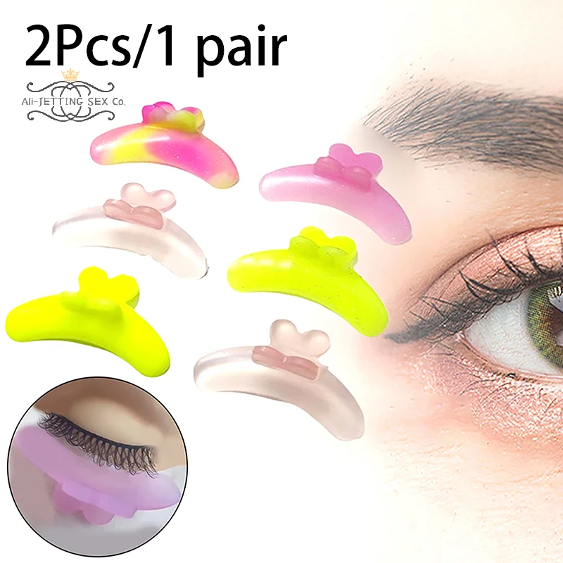 2Pcs Silicone Anti-fall Off Eyelash Pads Anti-slip Lash Lift Ribbon Reusable Eyelash Perm Pads Perm Eyelash Spacer Lash Lifting