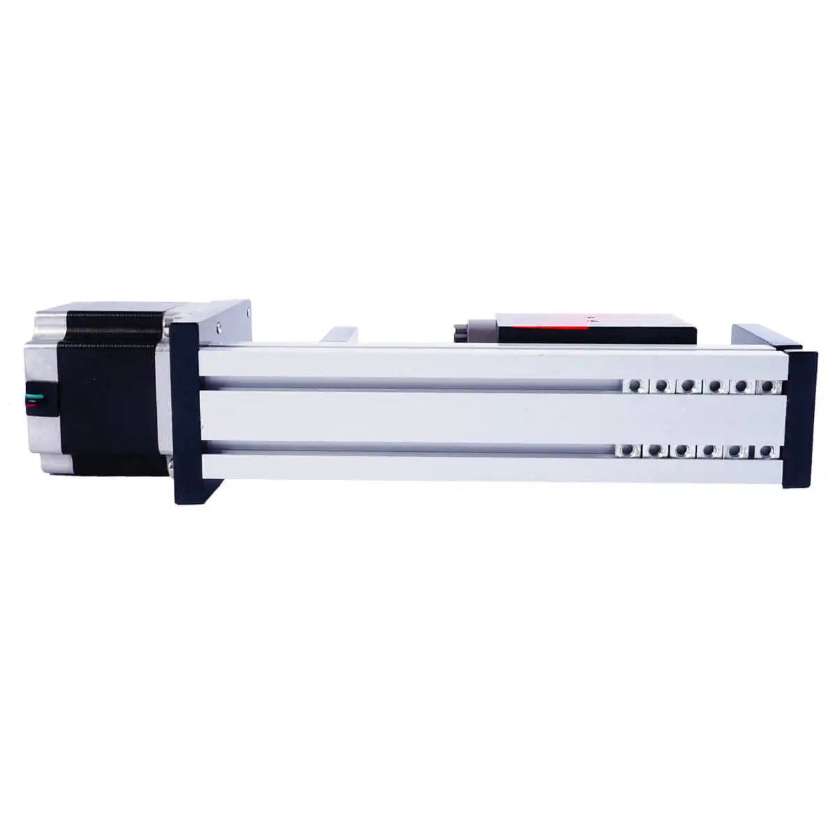 Motorized Linear Slide Guide With Nema 23 Stepper Motor Aluminum Construction High Precision 20-25kg Load Capacity