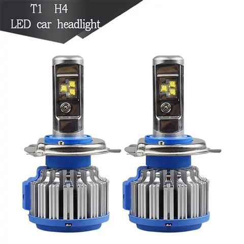 2PCS T1 Led H1 H3 H4 H7 H11 H13 9004 9005 9006 9007 881 Car Headlight Auto Fog Lamp 35W 3500LM Automobile Bulb White 6000K 10 best sales led t1 - №8