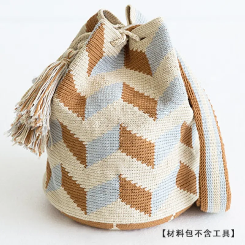 

Bags, crochet cotton thread wool ball material bag