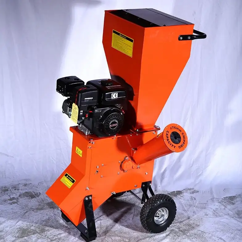 

Портативный измельчитель древесины на бензиновом двигателе для сада, фермы и двора, высокоскоростной, легко перемещаемый, настраиваемый под ваши нужды