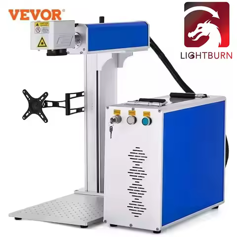VEVOR Laser Marking Machine Laser Engraver 30/50W Metal Stainless Steel Cutting Gold Silver Ring Jewelry Engraving Machine
