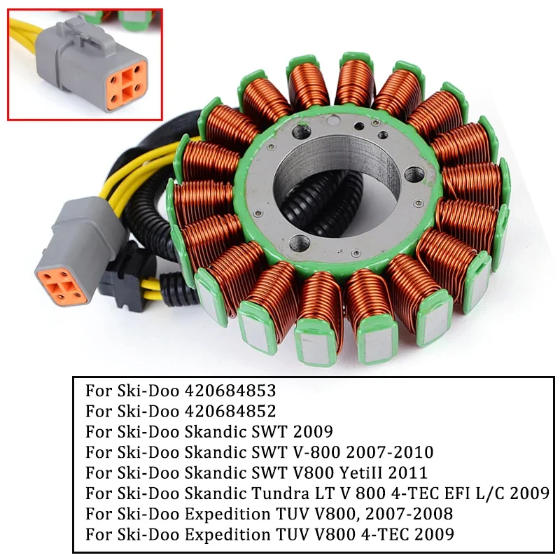 

Катушка статора для Lynx Rave RE Pro для Ski-Doo Skandic SWT V-800 YetiII Tundra LT Expedition TUV V800 Legend Touring Снегоходы