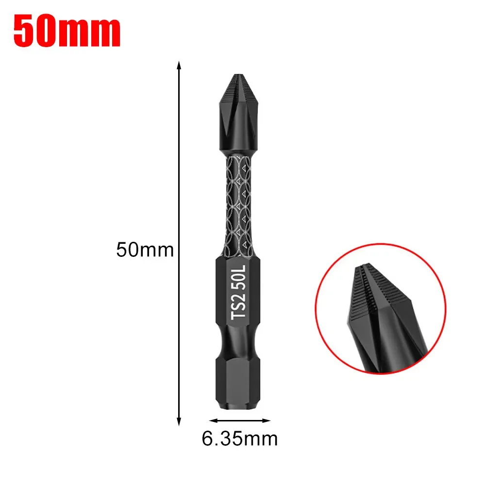 

1pc Magnetic Cross Bit Anti-Slip Screwdriver Bit Hex Shank Screwdriver 50/65/70/90/150mm Screwdrivers Hand Tool Parts