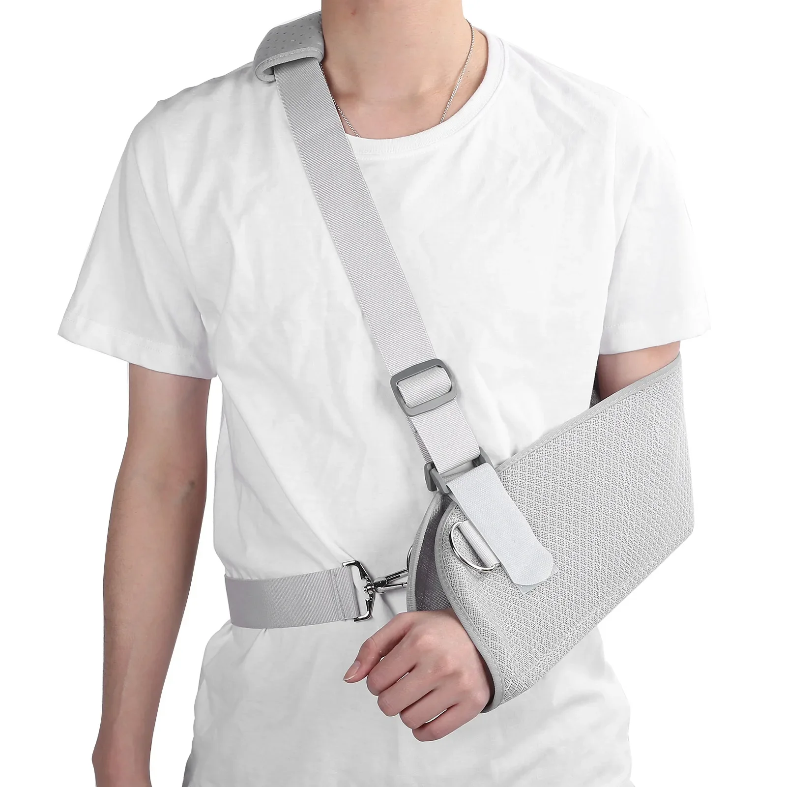 Double fixation Arm Sling Brace Strap Shoulder Arm Dislocation Wrists Joint Sprain Forearm Fracture Shoulder Sling Elbow Support