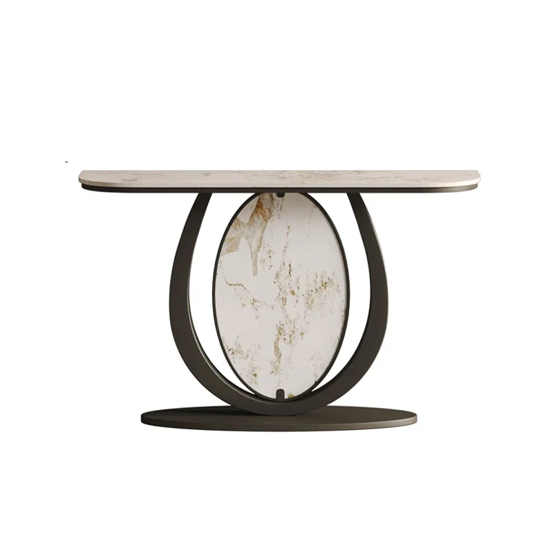 

Nordic Luxury Table Metal Console Vintage Hotel Living Room Vertical Entrance Hall Furniture