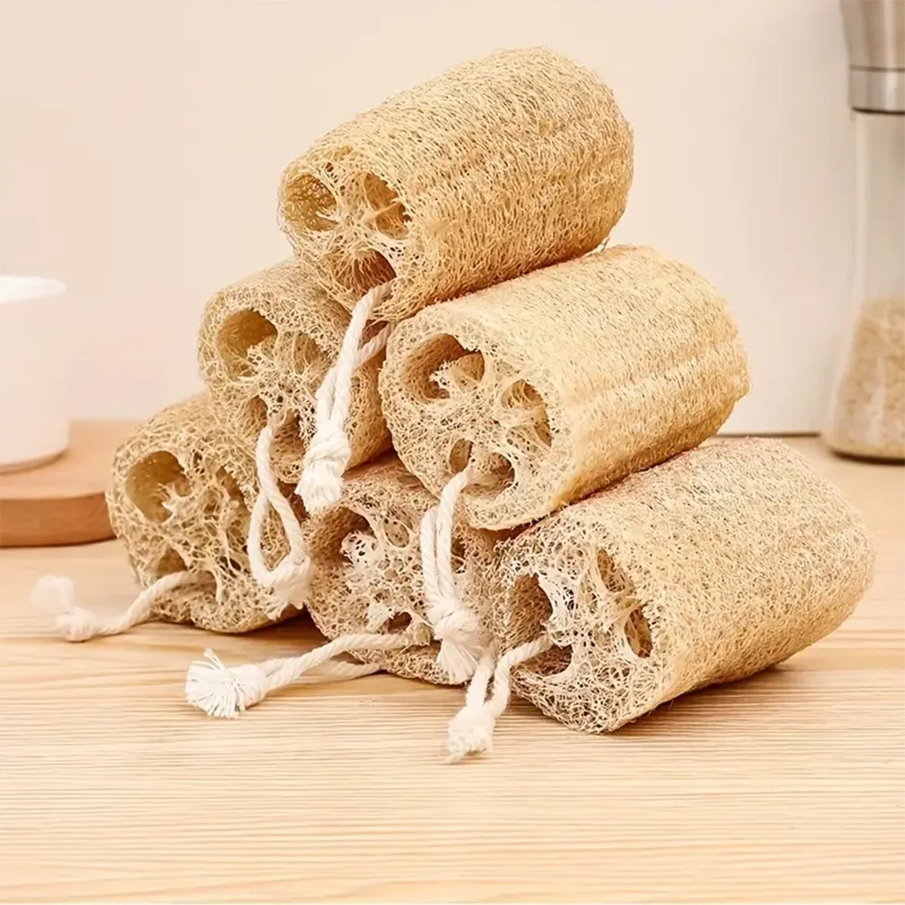 Body Loofah Natural - Natural Bath Loofah Exfoliating Body Sponge