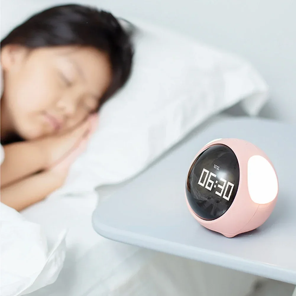 Bedside children's night wake-up light multifunctional alarm clock for children